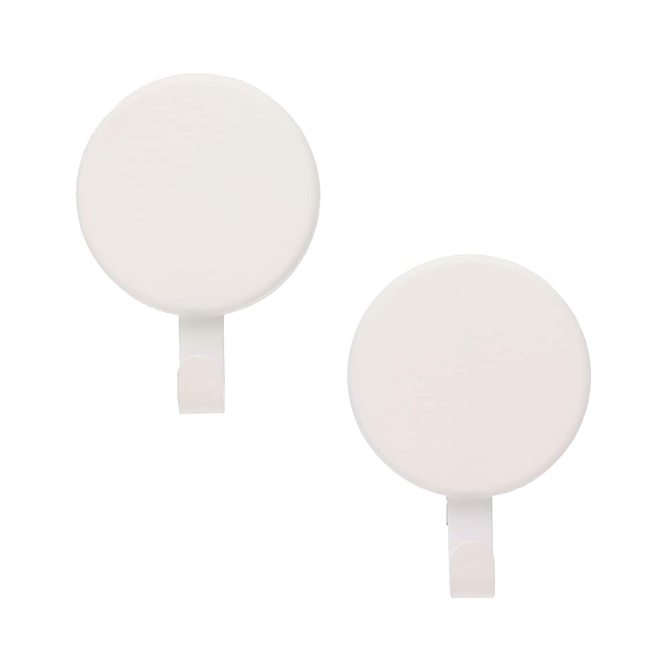 Haute Decor Attract™ White Magnetic Wreath Hanger, 2ct.